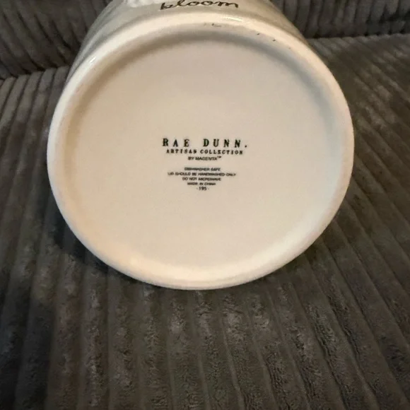 Rae Dunn White Ceramic Jar with Floral Pattern- BLOOM- NWT - Picture 11 of 11